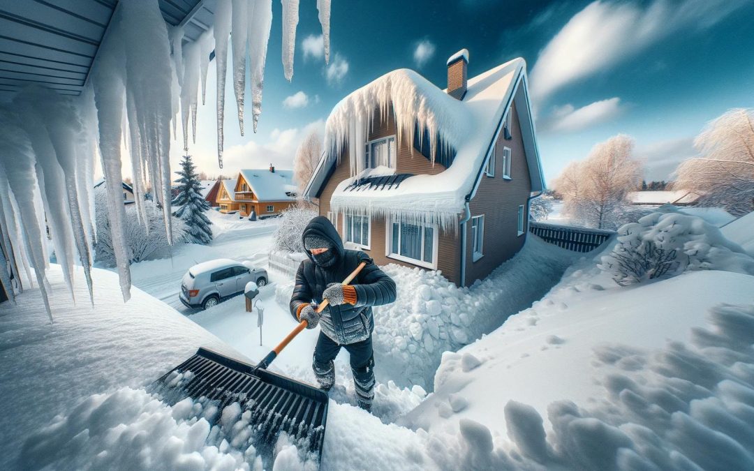 usuwanie śniegu i sopli z dachu - Zabrze - Gliwice - Bytom